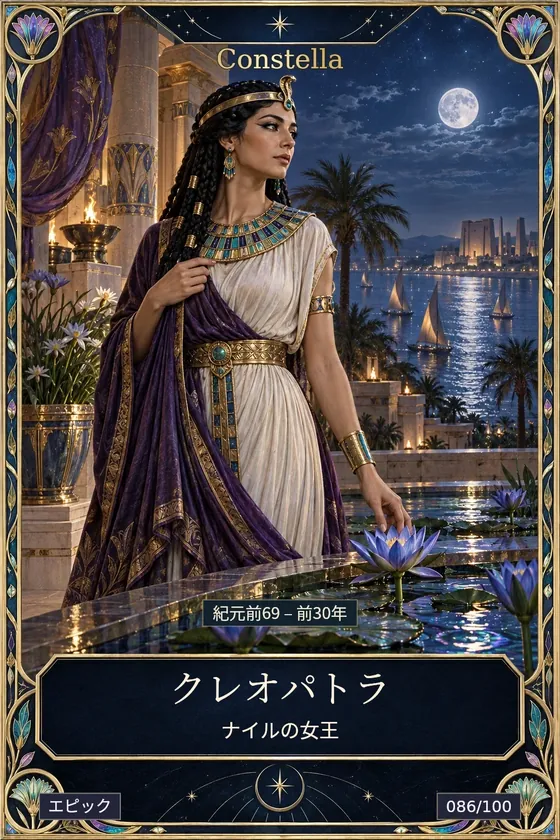 クレオパトラのカード(ナイルの女王、エピック)