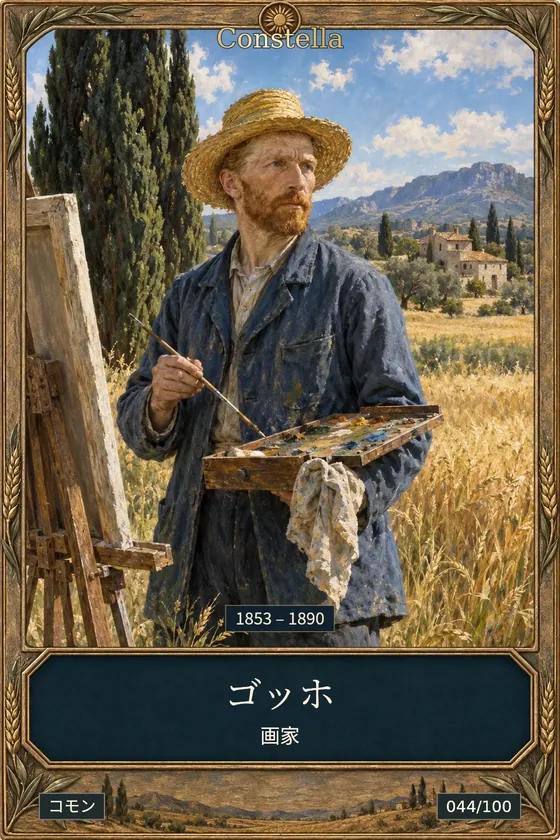 ゴッホのカード(画家、コモン)